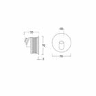 buzz-dimension led series wall recessed floor washer luminaire