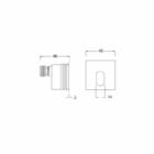 ogi-t dimension wall recessed led series luminaire interior